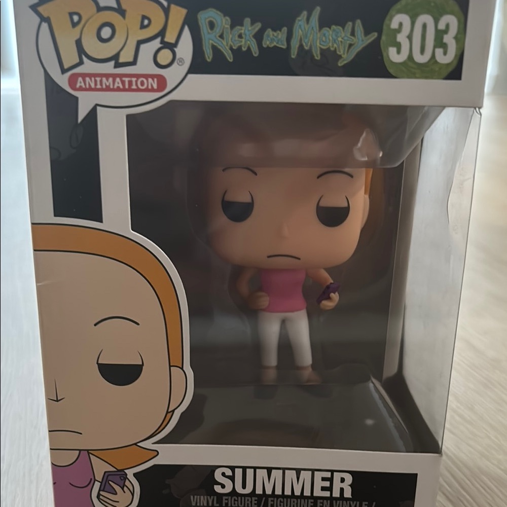 Funko Pop! Animation Summer with Pink and White Outfit